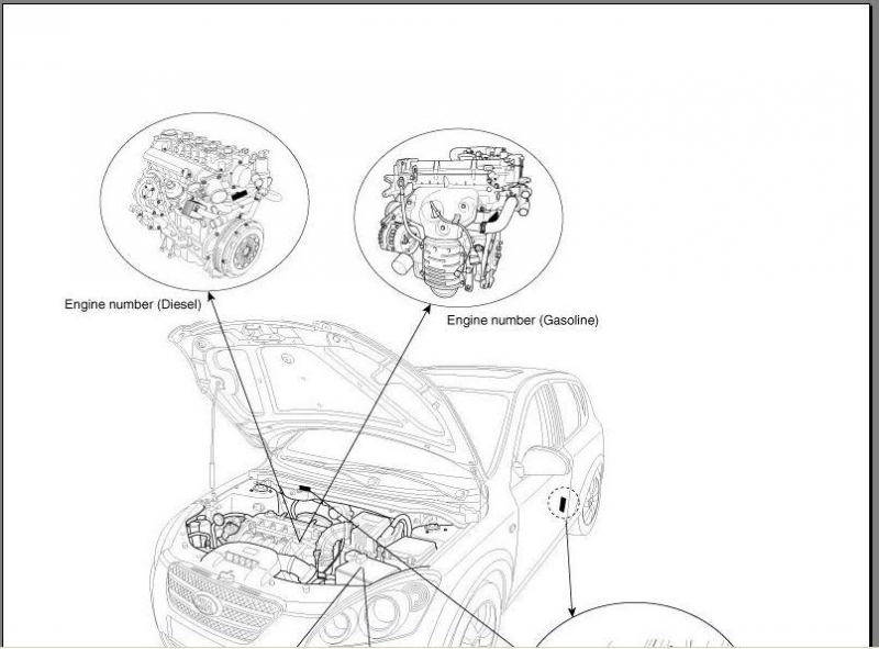 Как найти на двигателе его номер