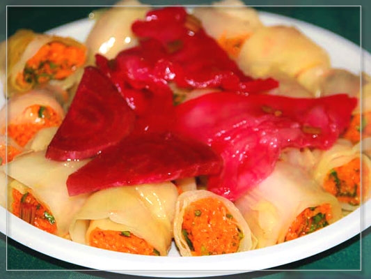 рулетики с морковью