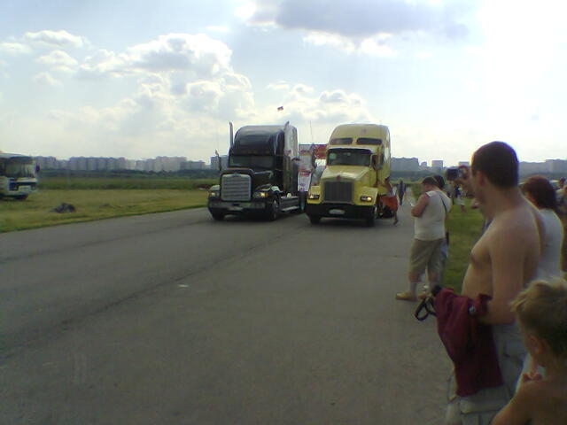 на старте