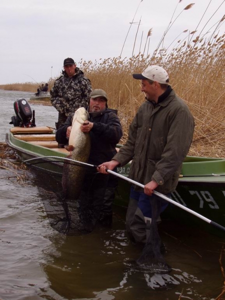 На рыбалке на Ахтубе в апреле