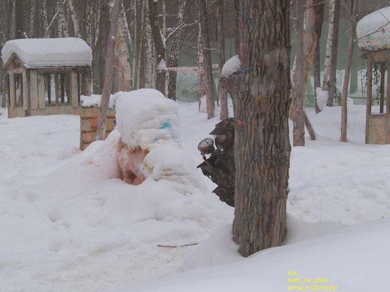 Пейнтбол на масленницу