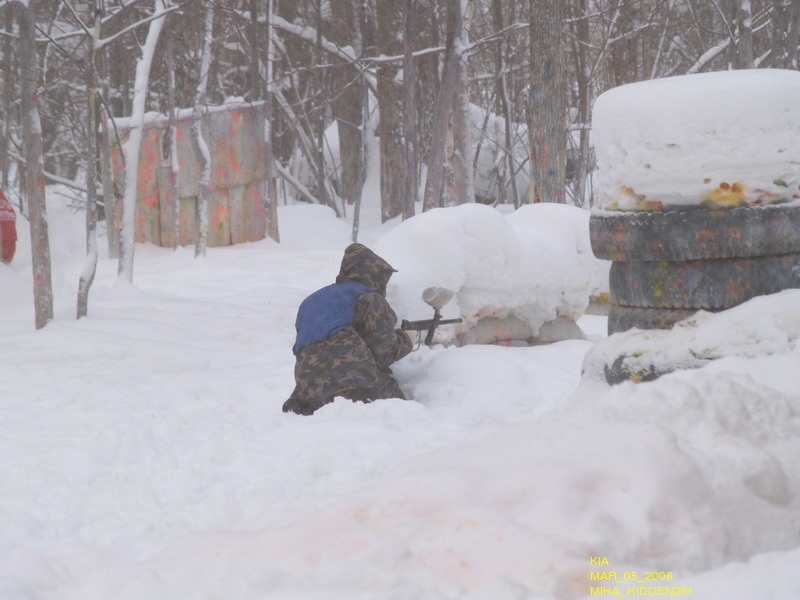 Пейнтбол на масленницу