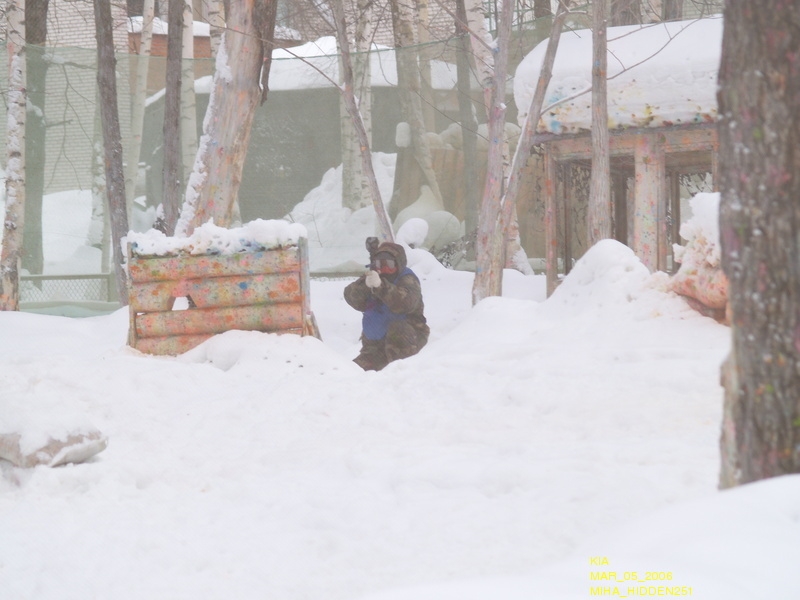 Пейнтбол на масленницу