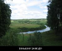 Тригорское - Вид на реку Сороть