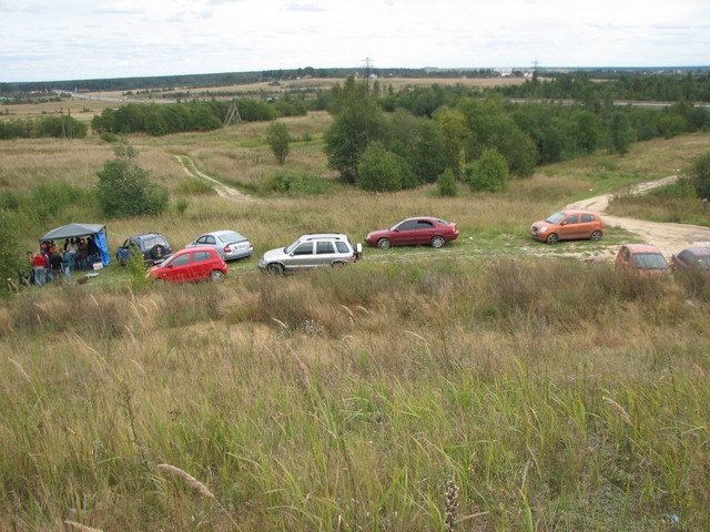 наша стоянка издалека