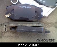 Износ колодок за 28500км