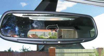 Вид в зеркало