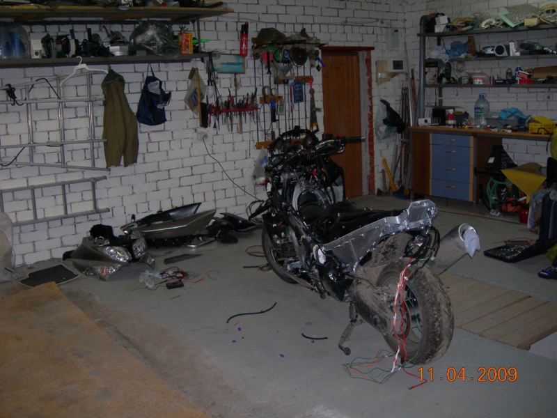 Общий печальный вид пара шагов до сборки :)