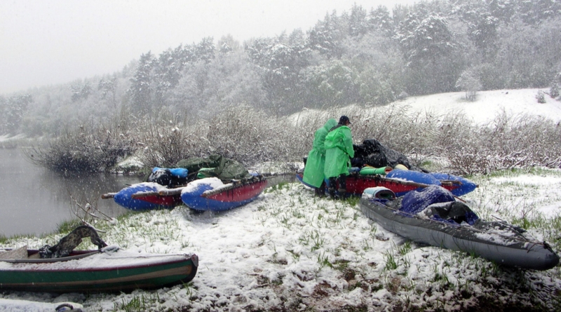 Снег. река угра (на след. день)