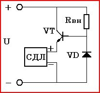 схема защиты диода