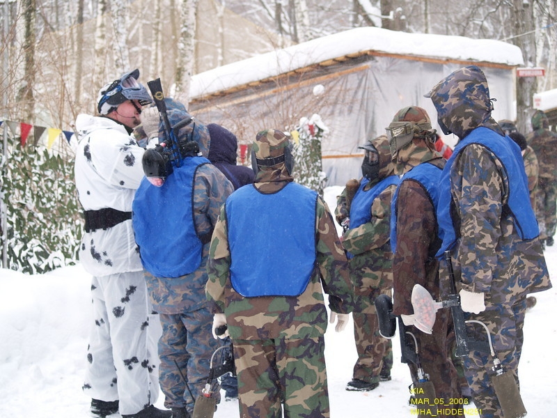 Пейнтбол на масленницу