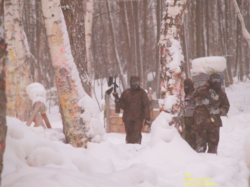 Пейнтбол на масленницу