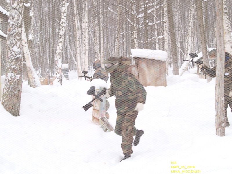 Пейнтбол на масленницу