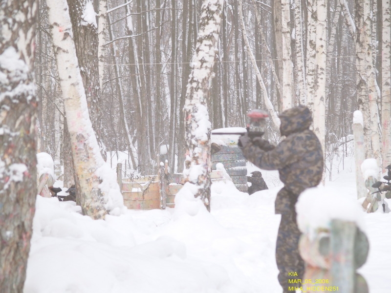 Пейнтбол на масленницу