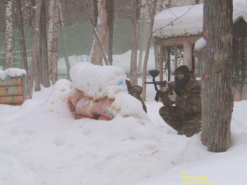 Пейнтбол на масленницу