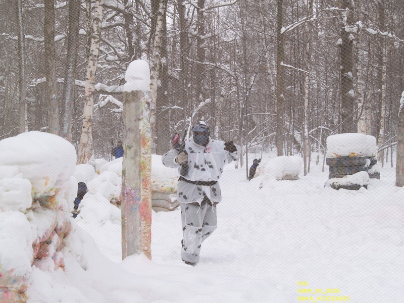 Пейнтбол на масленницу