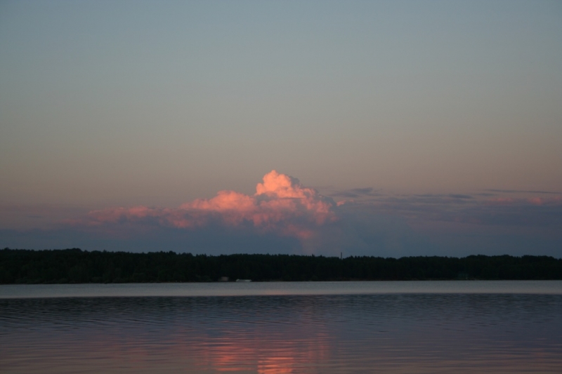 Озеро Пено. Закат