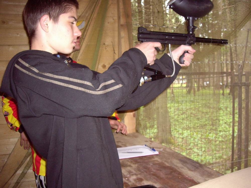 пейнтбол-пристрел