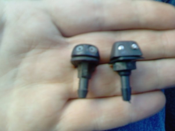 Новая и старая форсунки