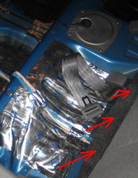 Доработка задней сидушки РИО